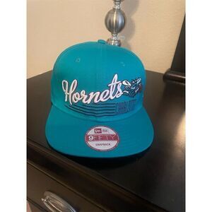 New Era Charlotte Hornets Teal Snapback Hat - Hardwood Classics NBA Cap